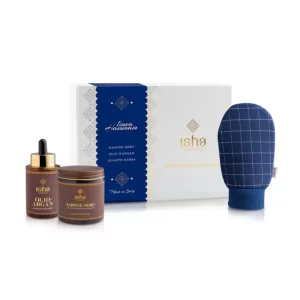 Ensemble cadeau rituel Hammam Isha Cosmetics France Rennes