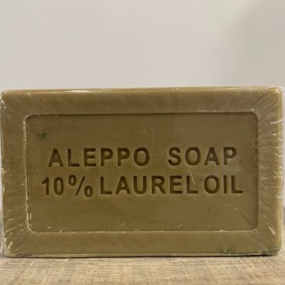 Savon Alep 10% Huile de laurier Isha Cosmétics France Bourgbarré Rennes